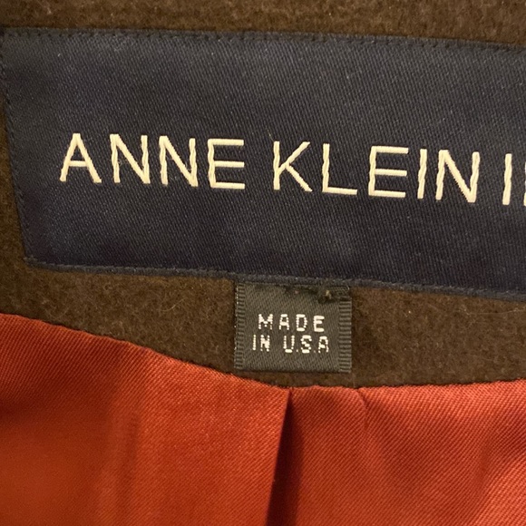 Vintage Wool Anne Klein long coat - Picture 6 of 7